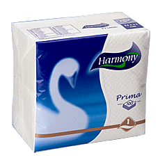 Harmony Szalvta - 100 db-os, fehr 32 csomag/karton